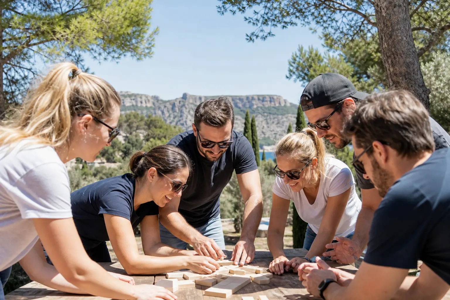 Team building dans le Sud : profiter du climat pour une activité en extérieur