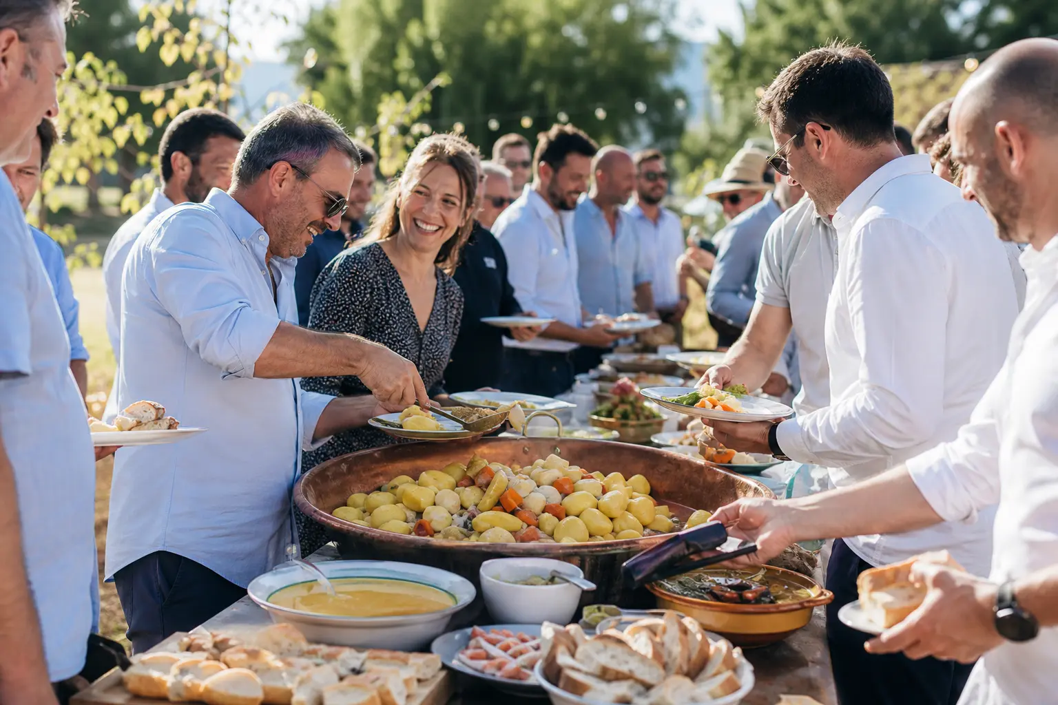 Soirée d&rsquo;entreprise autour d&rsquo;un barbecue ou d&rsquo;un aïoli géant : la convivialité du Sud
